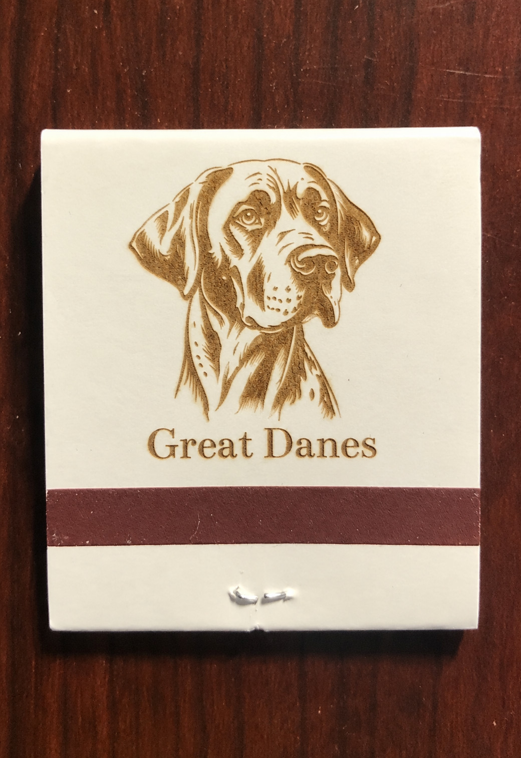 Great Danes Collectible Matchbook