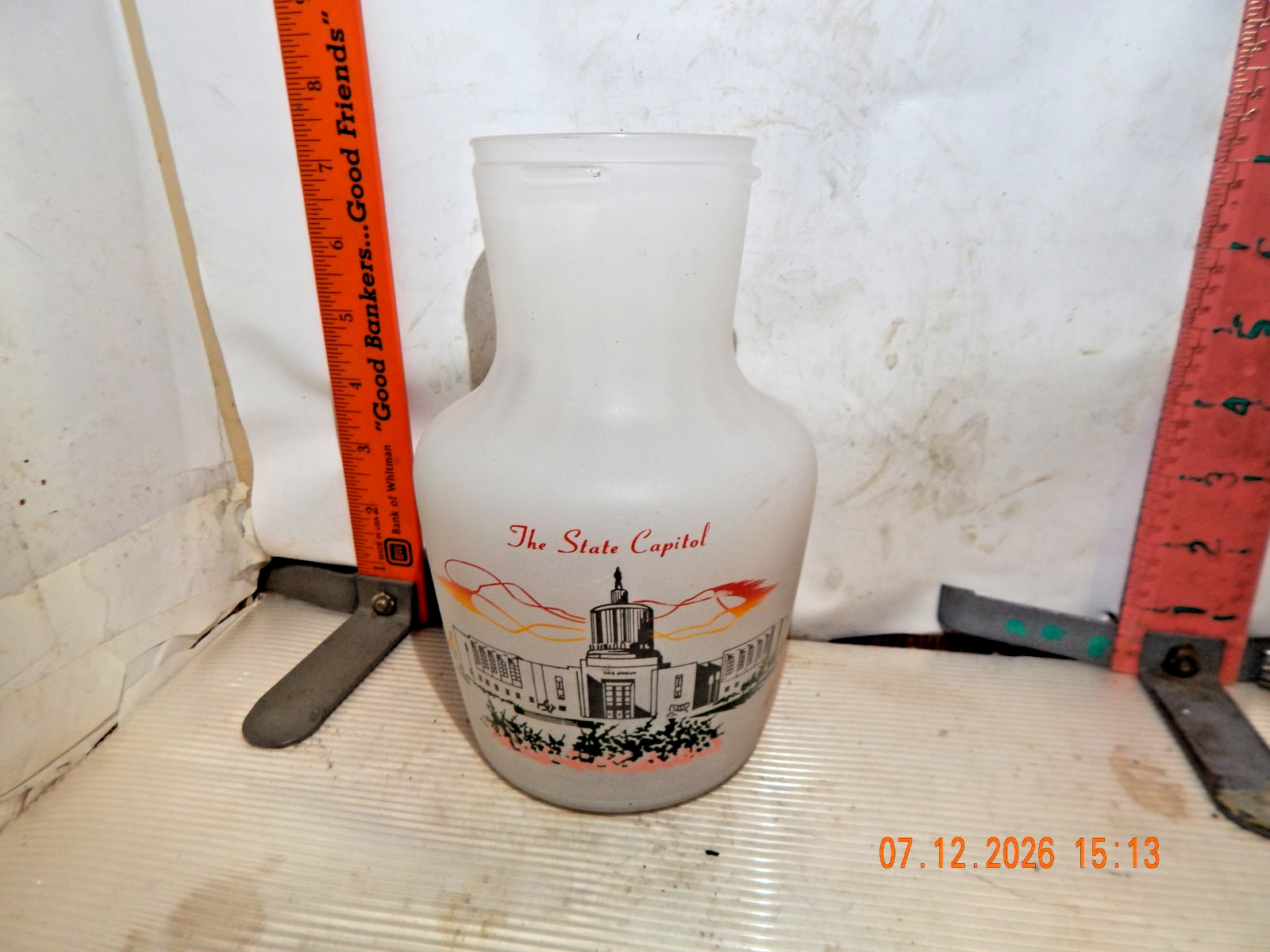 Oregon Centennial Celebration in 1959-Juice set-8 Juice Glasses & Pitcher Oregon Centennial Celebration in 1959-Juice set-8 Juice Glasses & Pitcher