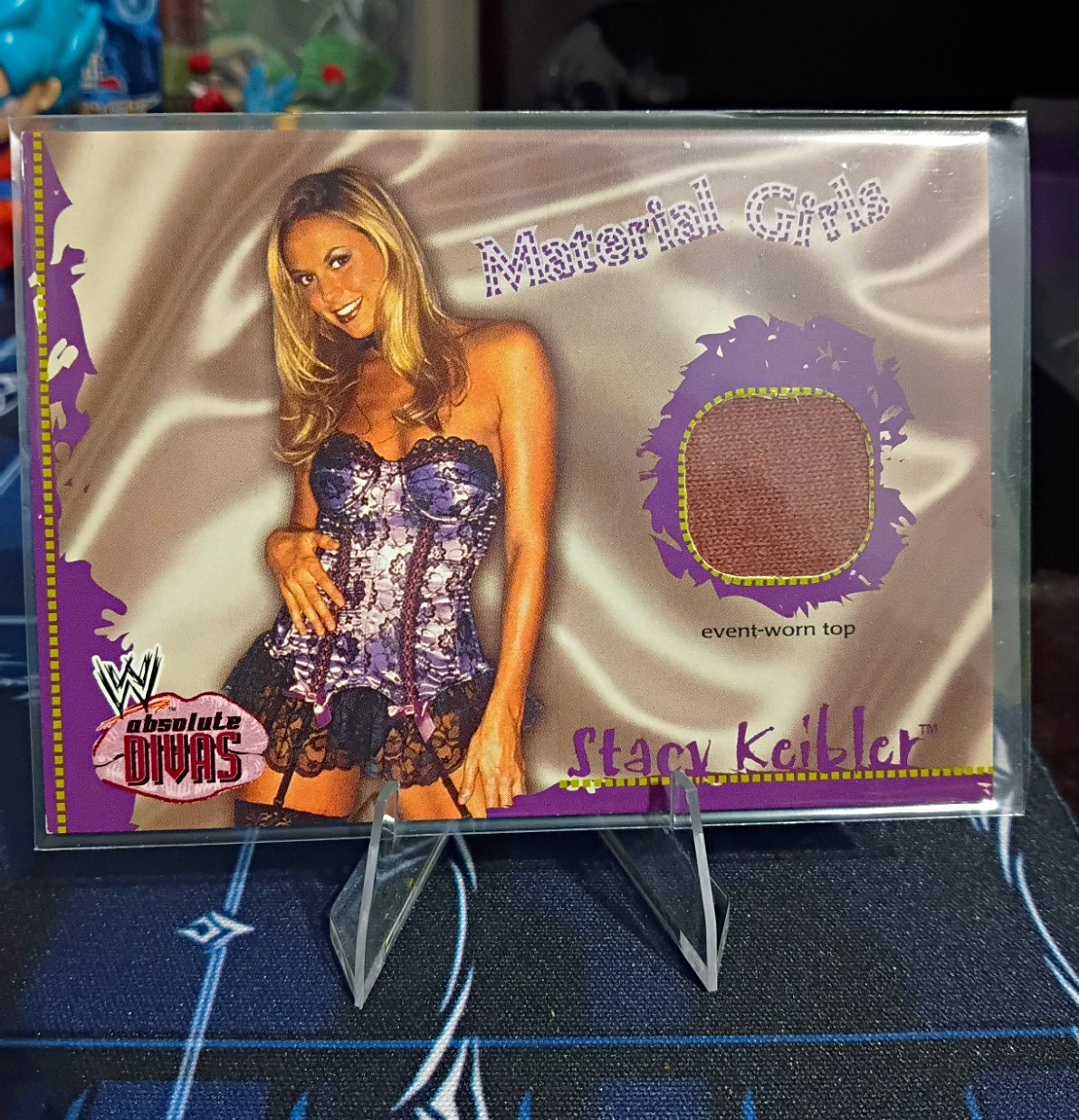 Fleer 2002 WWE Absolute Divas Material Girls MG-1 Stacy Keibler Insert