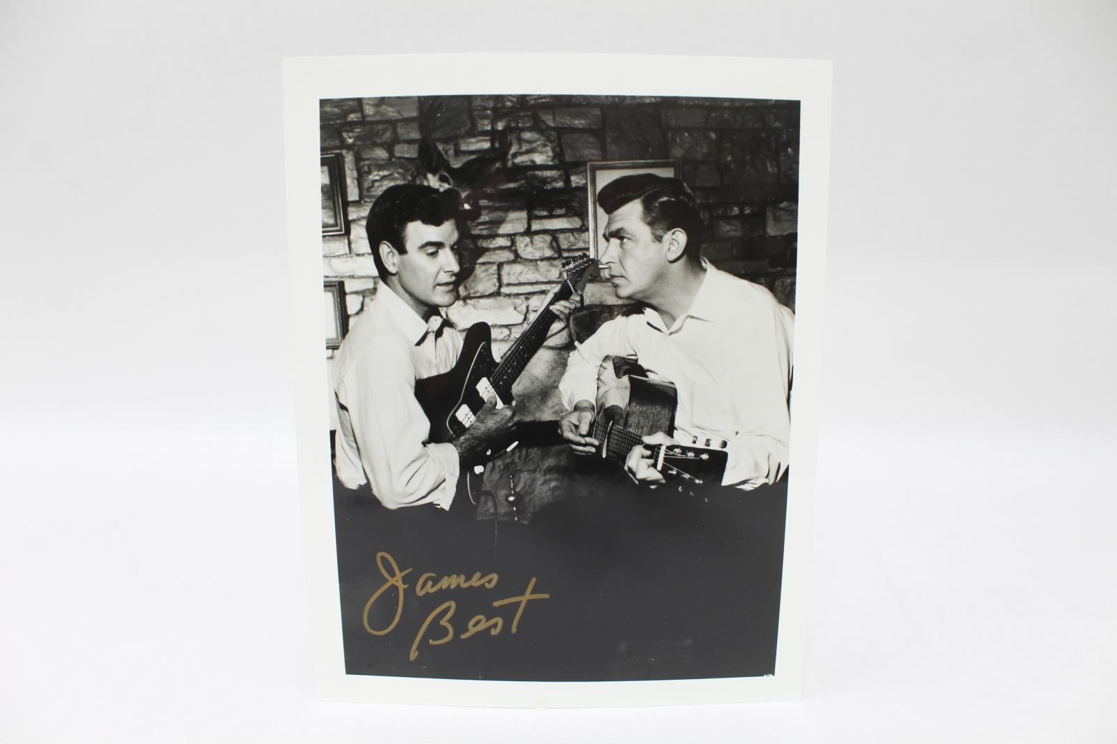 James Best Signed Photograph from The Andy Griffith Show James Best Signed Photograph from The Andy Griffith Show