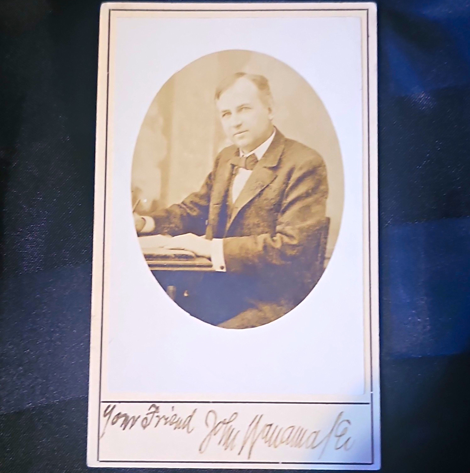 John Wanamaker signed CDV Postmaster General John Wanamaker signed CDV Postmaster General