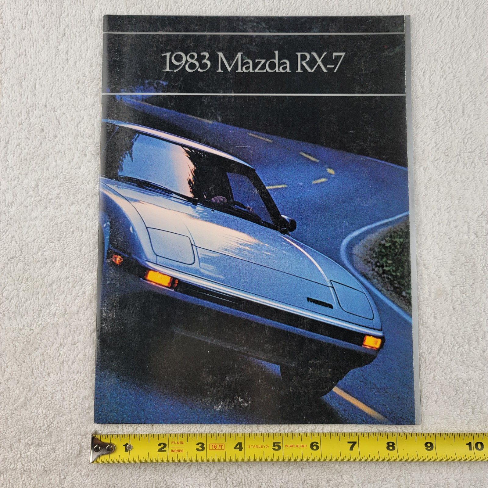 1983 Mazda RX-7 Car Dealer Sales Brochure Rotary Sports Car GSL GS Vintage