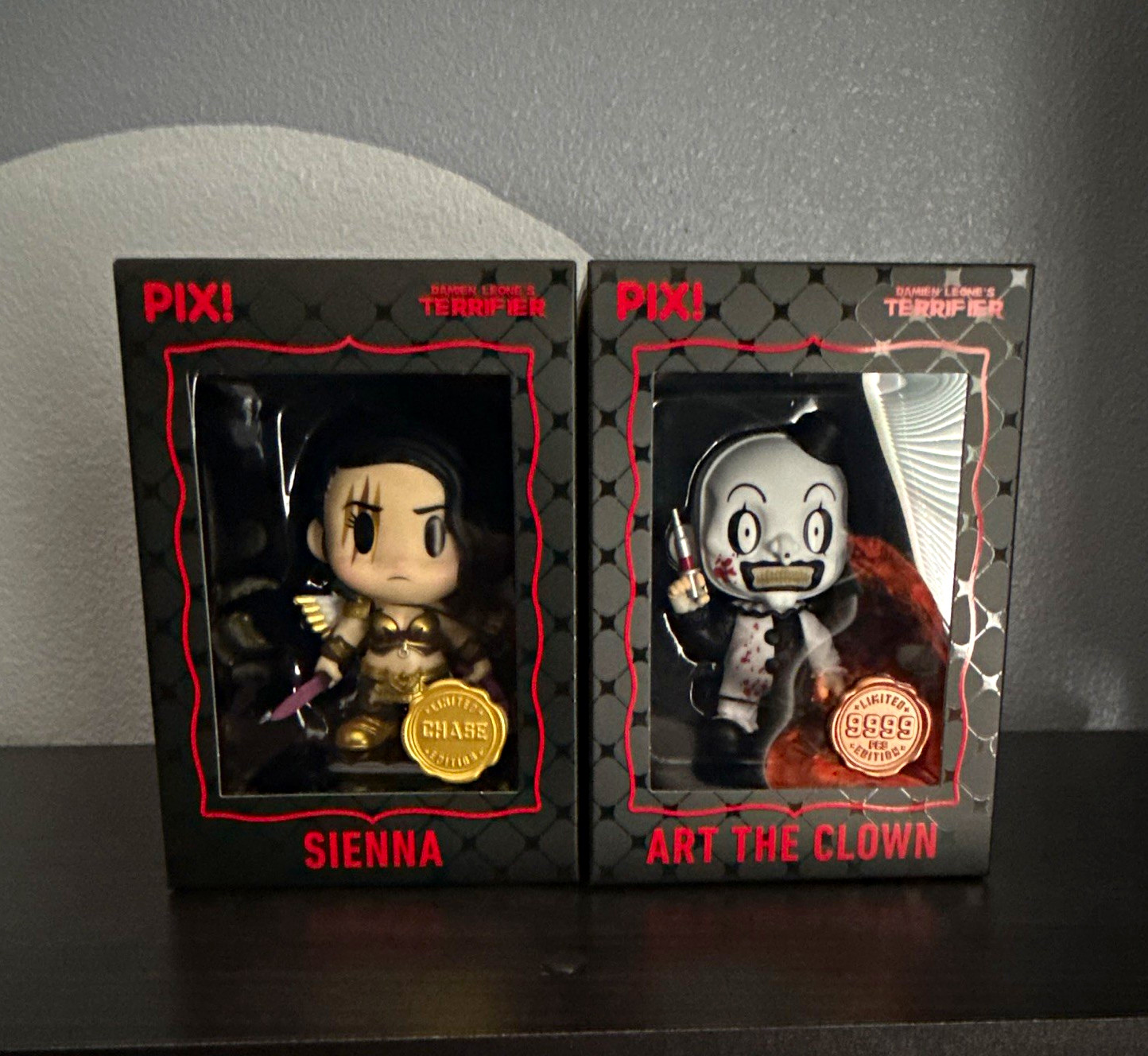 Thrilljoy Pix Terrifier Horror Chase Limited Edition Sienna & Art 2-Pack