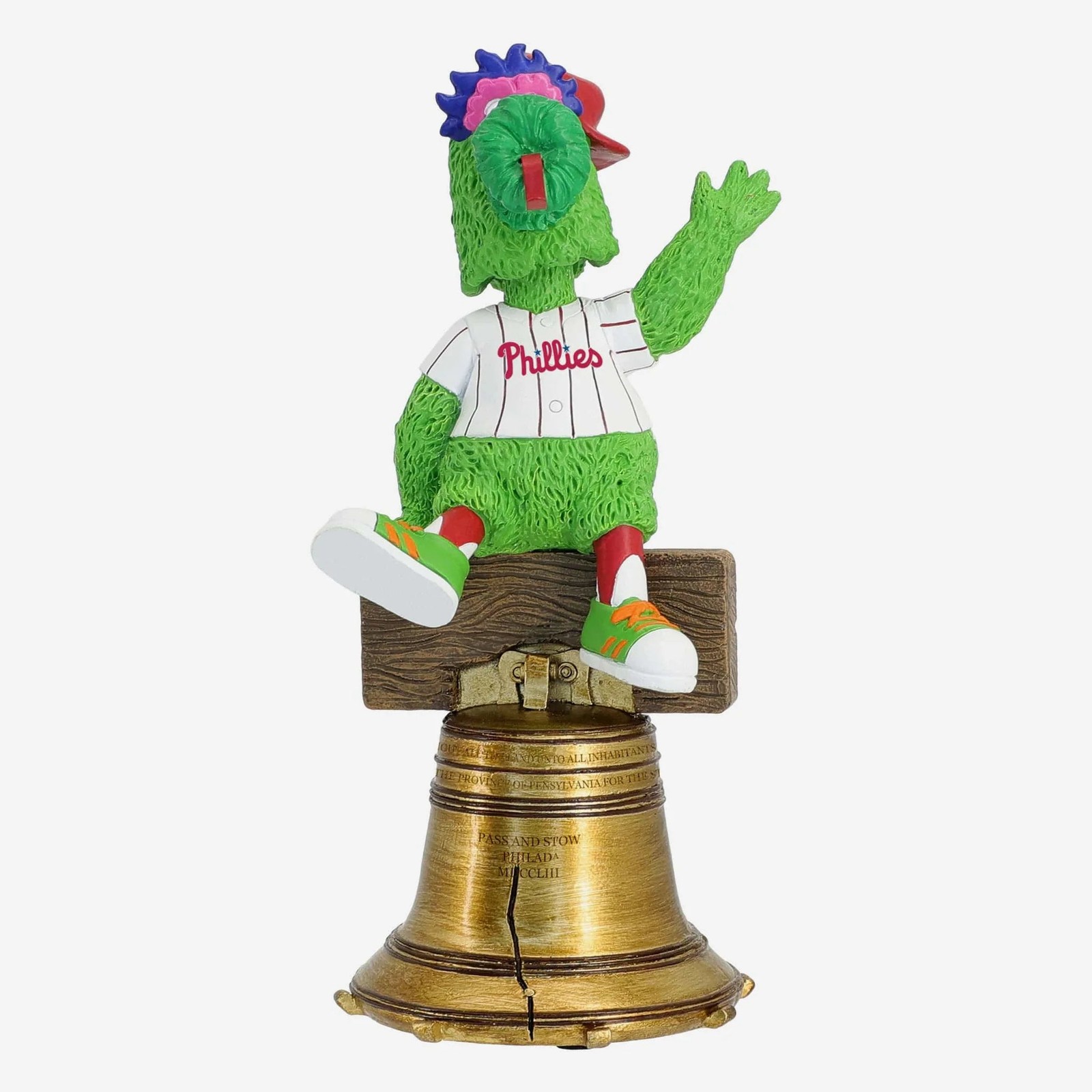 Phillie Phanatic Philadelphia Phillies Ring The Bell Base Bobblehead MLB Phillie Phanatic Philadelphia Phillies Ring The Bell Base Bobblehead MLB
