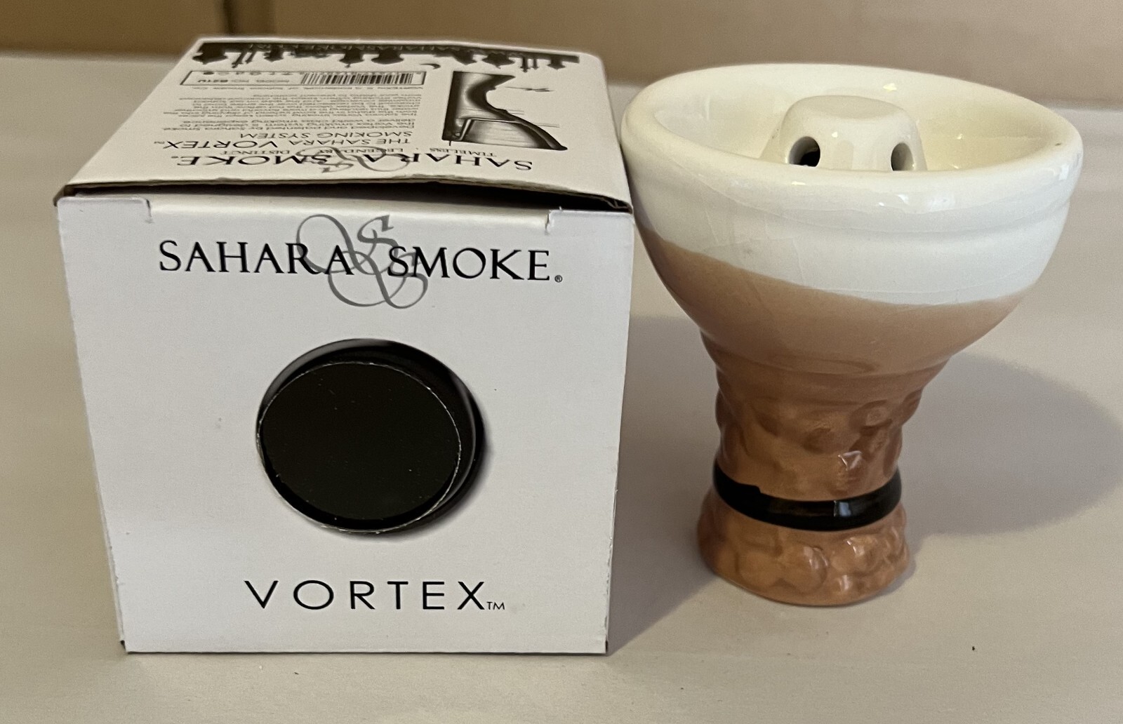 Vortex Hookah Bowl NEW Durable Ceramic Head Charcoal Smoking Accessory for Pipes