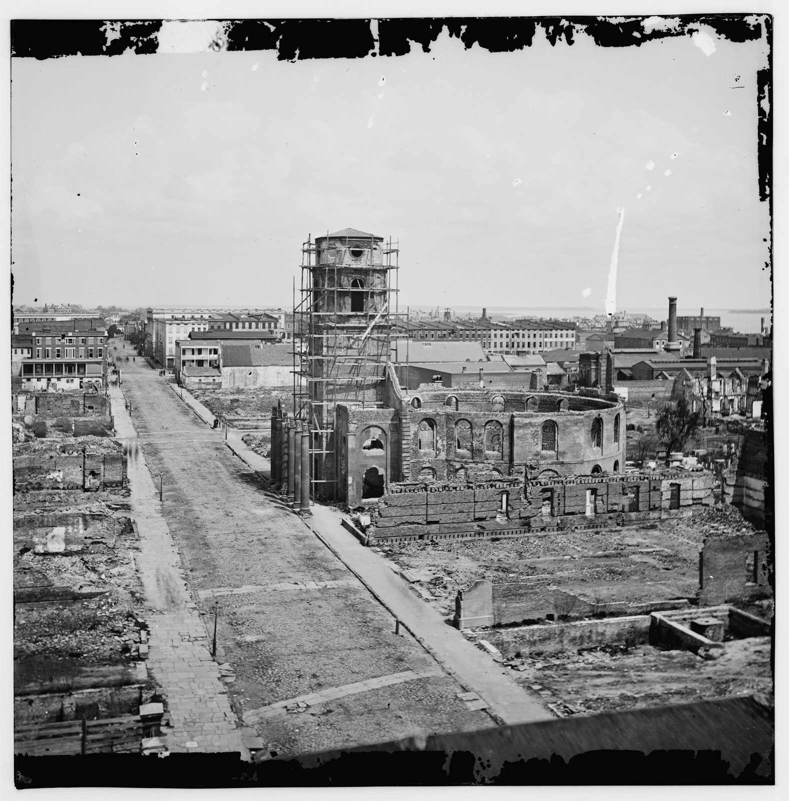 Charleston South Carolina Vintage 1865 Civil War Ruins Photo Reprint Charleston South Carolina Vintage 1865 Civil War Ruins Photo Reprint