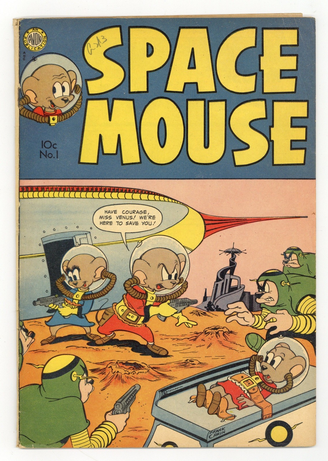 Space Mouse #1 VG+ 4.5 1953