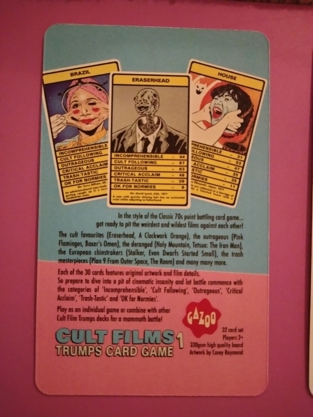CULT FILM TRUMPS🎞 art cards Gazoo Casey Raymond (pack fresh) You Pick CULT FILM TRUMPS🎞 art cards Gazoo Casey Raymond (pack fresh) You Pick