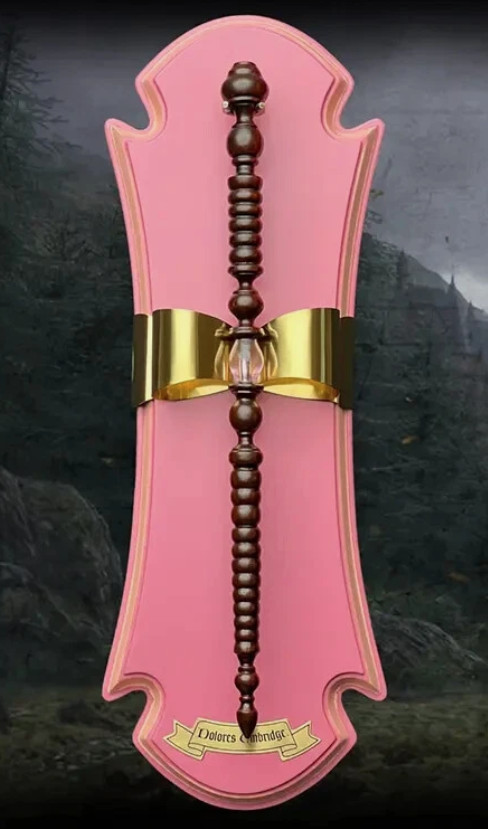 Harry Potter Noble Collection Dolores Umbridge Wand & Display, Original Box