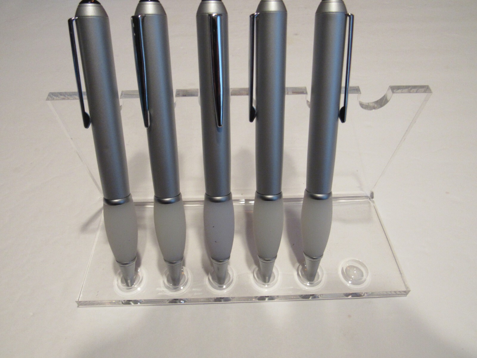 LOT OF 5 TERZETTI B-52 SILVER LARGE METAL BALLPOINT PEN- COMFORT GEL STYLE GRIP LOT OF 5 TERZETTI B-52 SILVER LARGE METAL BALLPOINT PEN- COMFORT GEL STYLE GRIP
