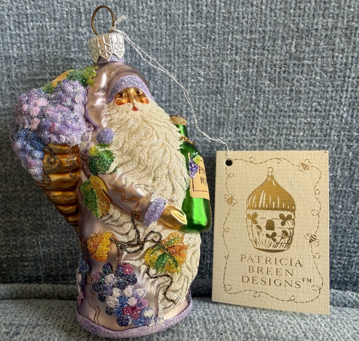 Patricia Breen 2005 Grand Cru Santa Pinot Noir Ornament Rare 4