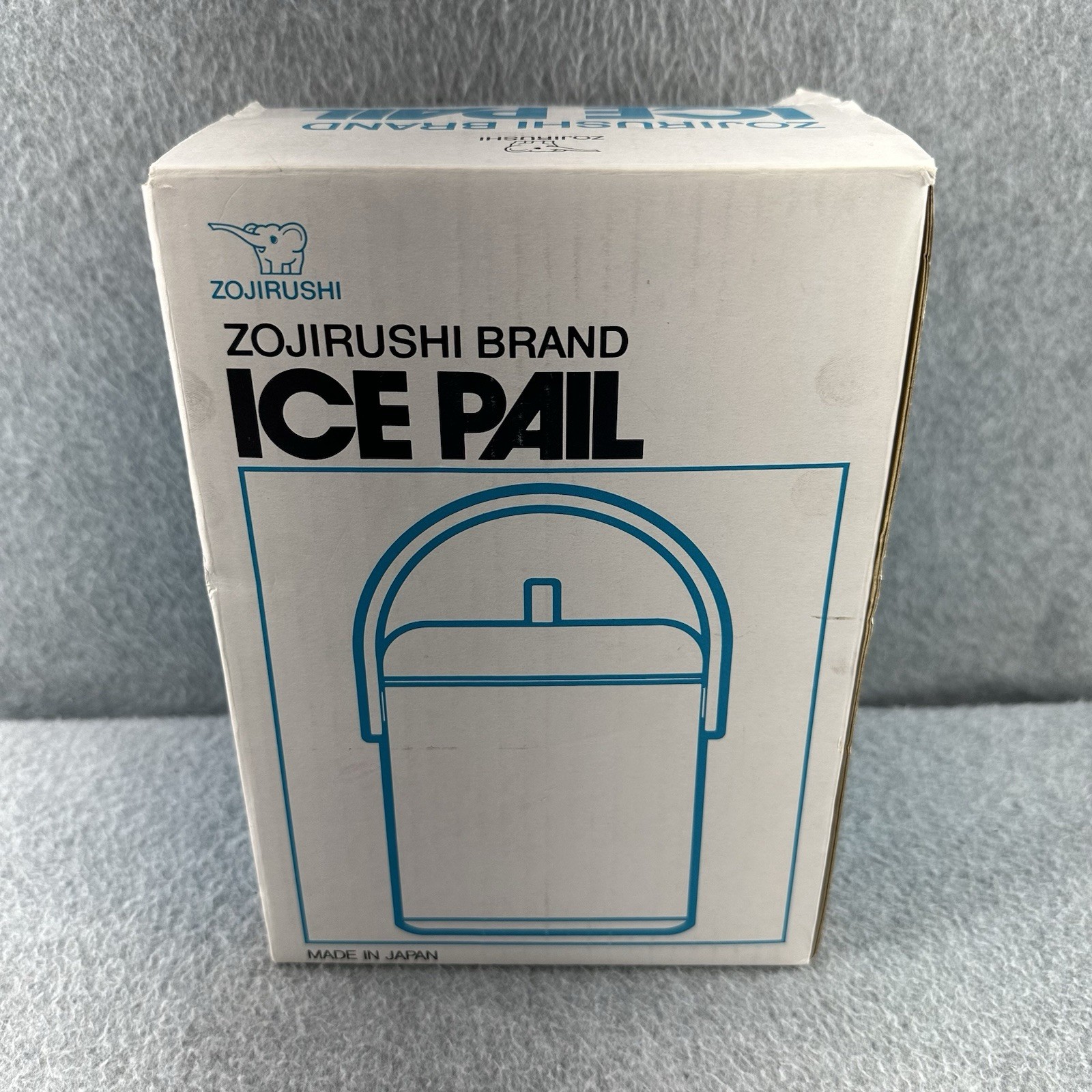 Zojirushi Ice Pail Bucket w Lid Tongs White Chrome 1.2L Bar Drinking Japan VTG Zojirushi Ice Pail Bucket w Lid Tongs White Chrome 1.2L Bar Drinking Japan VTG