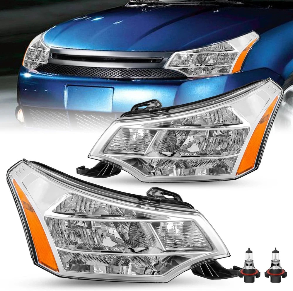 OEM Factory Headlight Assembly W/Bulbs Fit for 2008 2009 2010 2011 Ford Focus S OEM Factory Headlight Assembly W/Bulbs Fit for 2008 2009 2010 2011 Ford Focus S