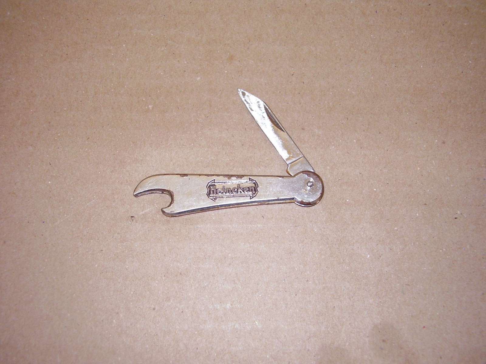 Vintage Heineken Bottle Opener Pocket Knife Vintage Heineken Bottle Opener Pocket Knife