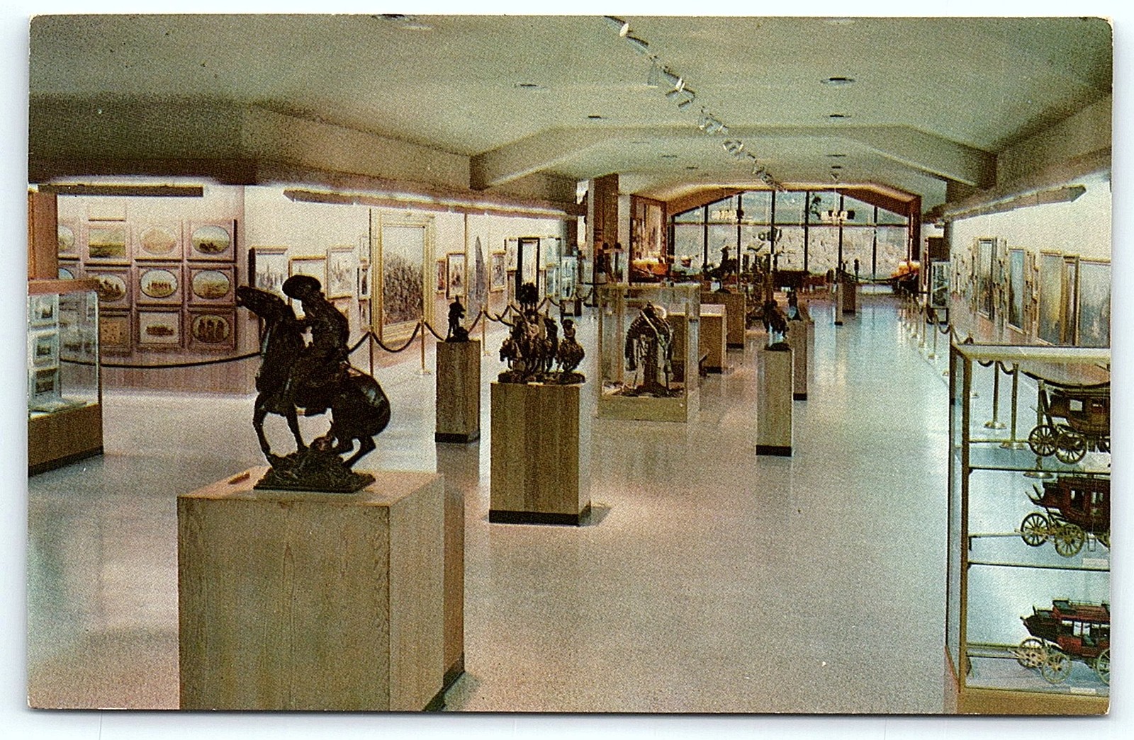 Whitney Gallery of Western Art, Cody, Wyoming postcard