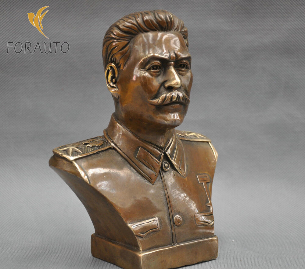 Russian Leader Joseph Stalin Bust Bronze Statue