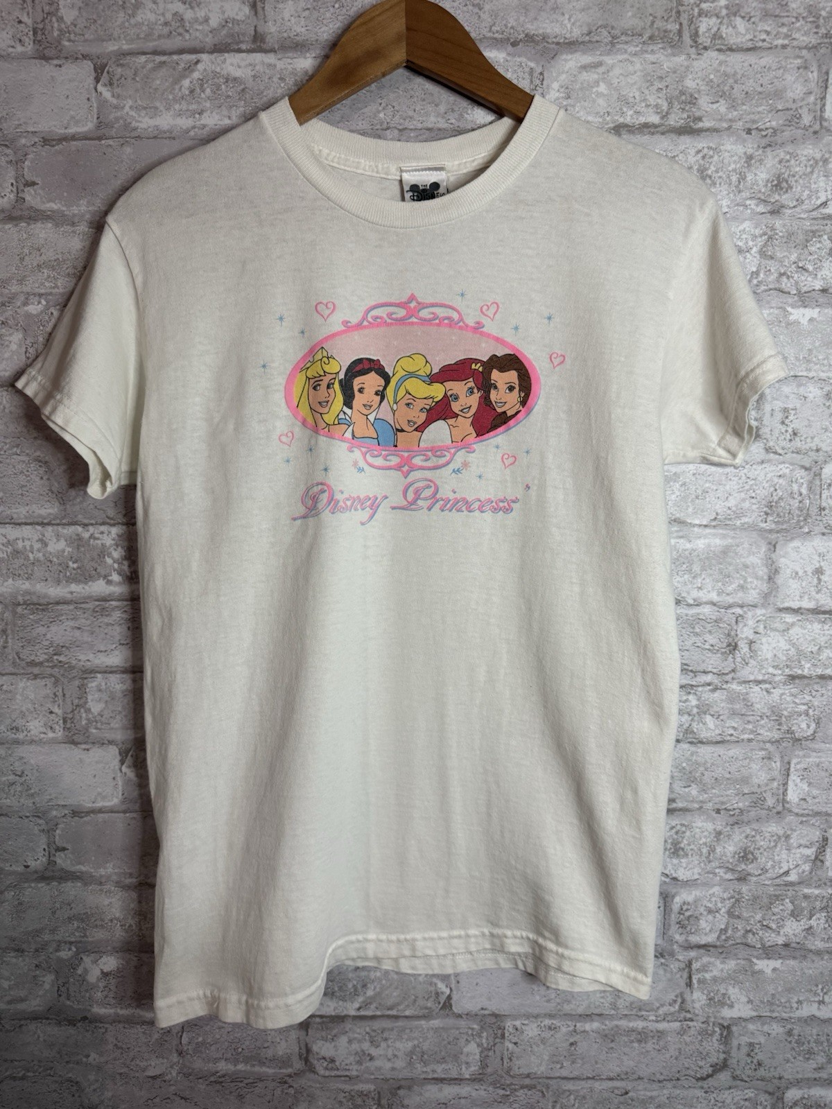 Vintage Disney Princess T-Shirt White Woman’s Medium Rare Disney Catalog 90s