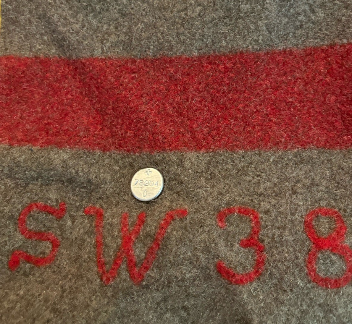 Vintage Pre WWII Era Original Authentic SW39 (1938) Swiss Army Wool Blanket