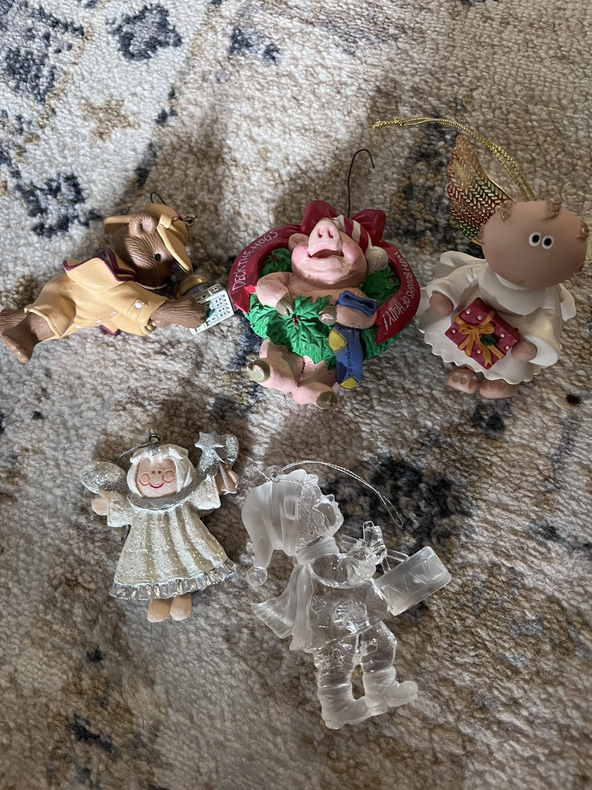 Lot of Vintage Christmas Ornaments with Hallmark's Keepsake Ornaments and More