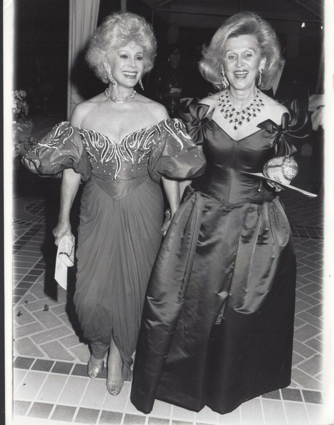 Eva Gabor / Barbara Davis - professional celebrity photo 1988 Eva Gabor / Barbara Davis - professional celebrity photo 1988