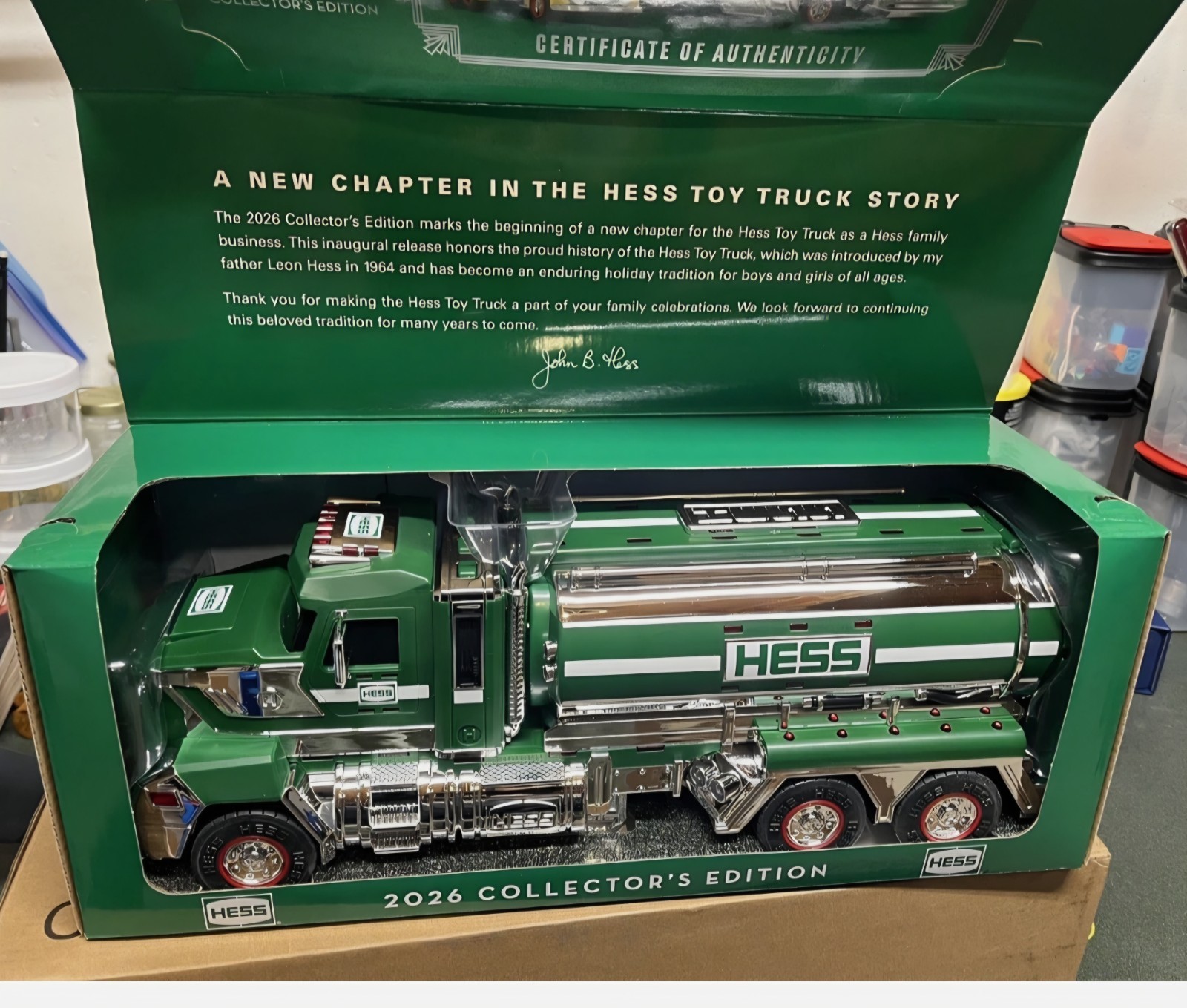 2026 HESS TRUCK COLLECTOR COLLECTORS EDITION BRAND NEW NEVER OPENED 2026 HESS TRUCK COLLECTOR COLLECTORS EDITION BRAND NEW NEVER OPENED