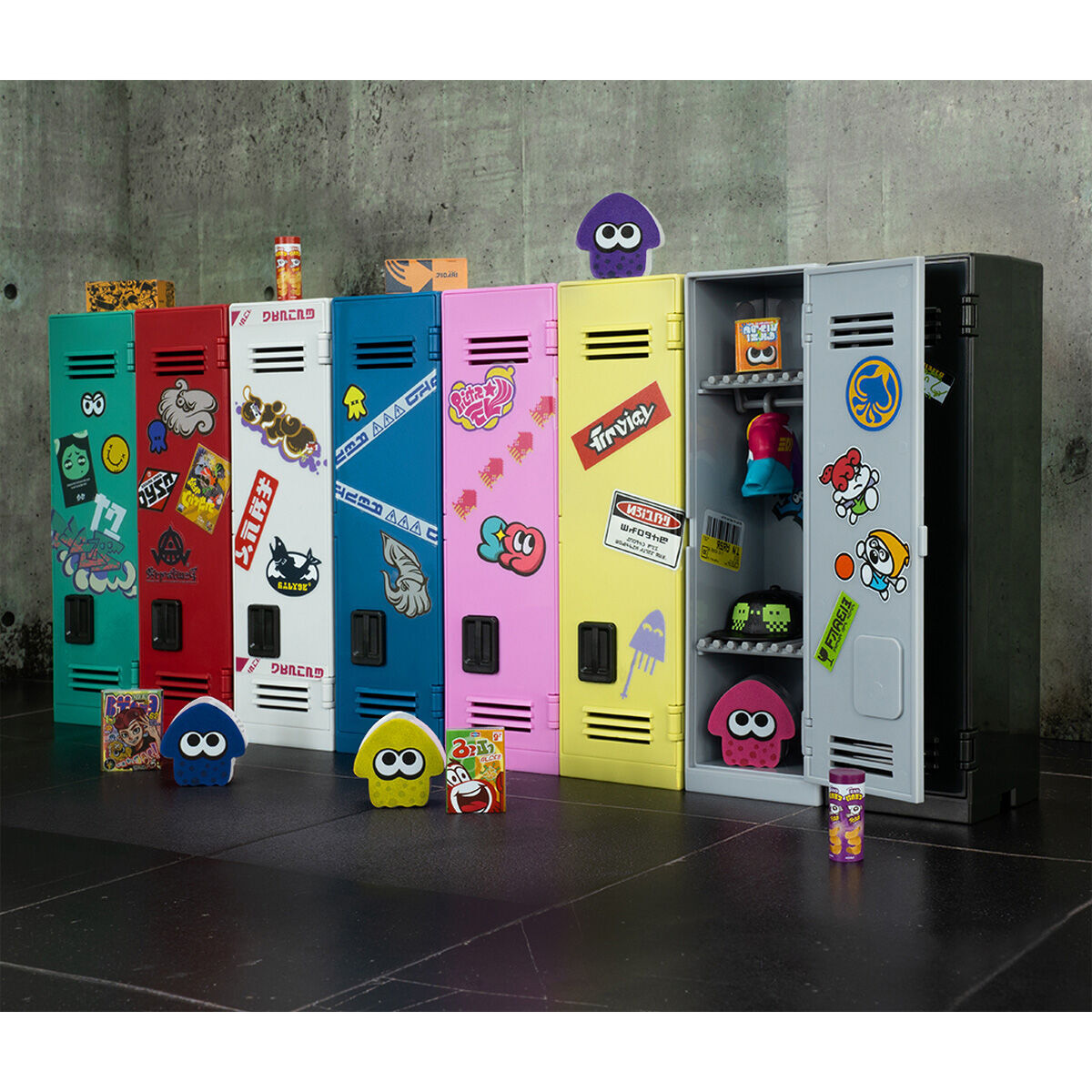 NEW Bandai Splatoon 3 Locker Collection Kit Set of 8 BOX Candy Toy PVC & ABS
