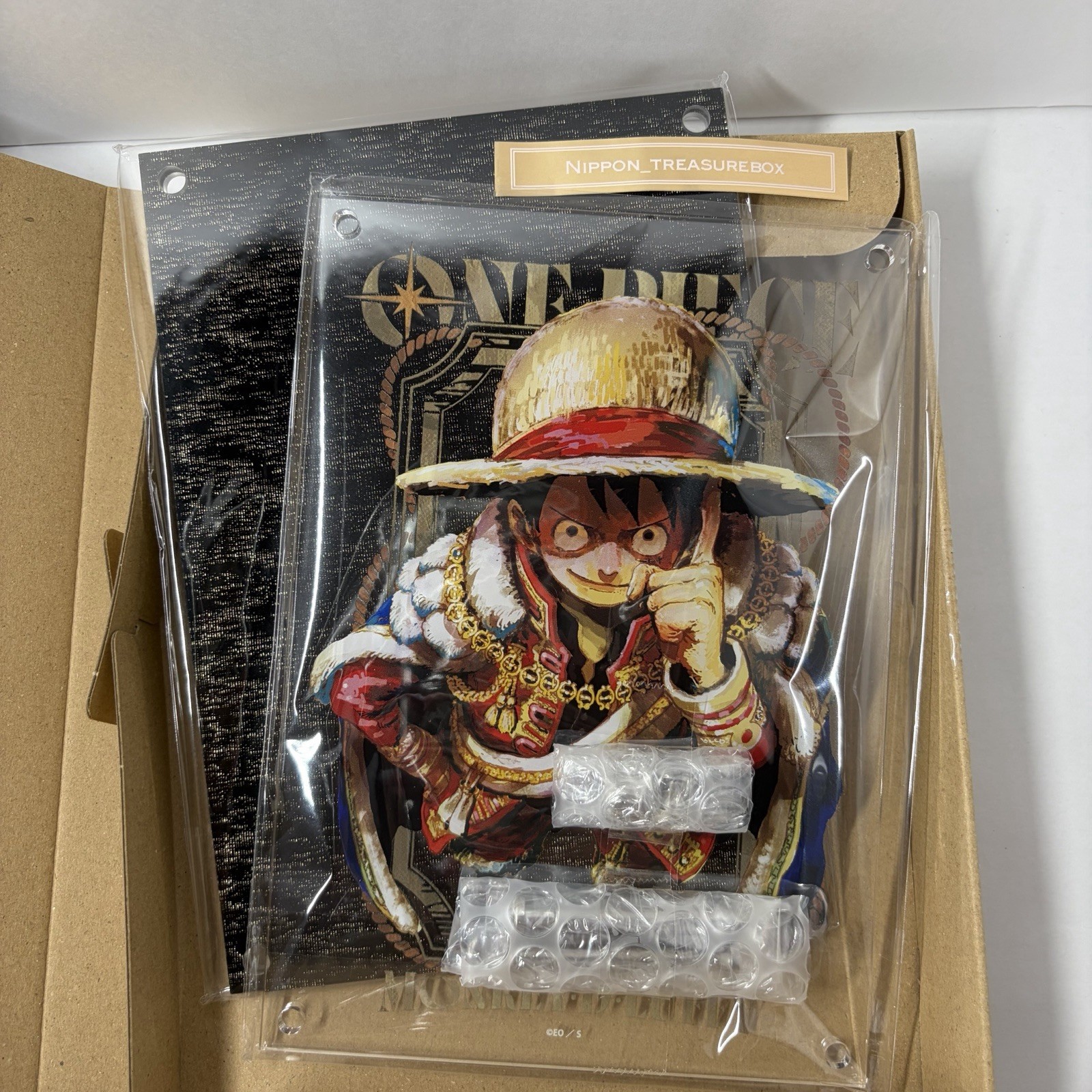 ONE PIECE Luffy Nishijin-ori Acrylic Art Board Weekly Shonen Jump Limited