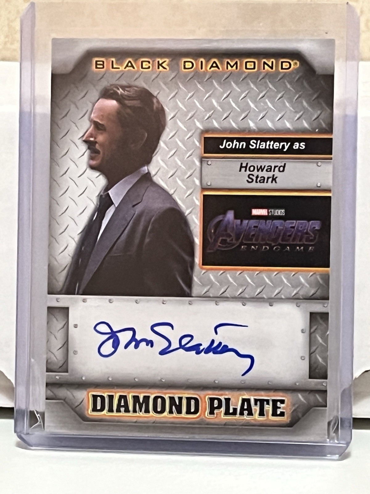 John Slattery 2021 Upper Deck Marvel Black Diamond Autograph DP-JS
