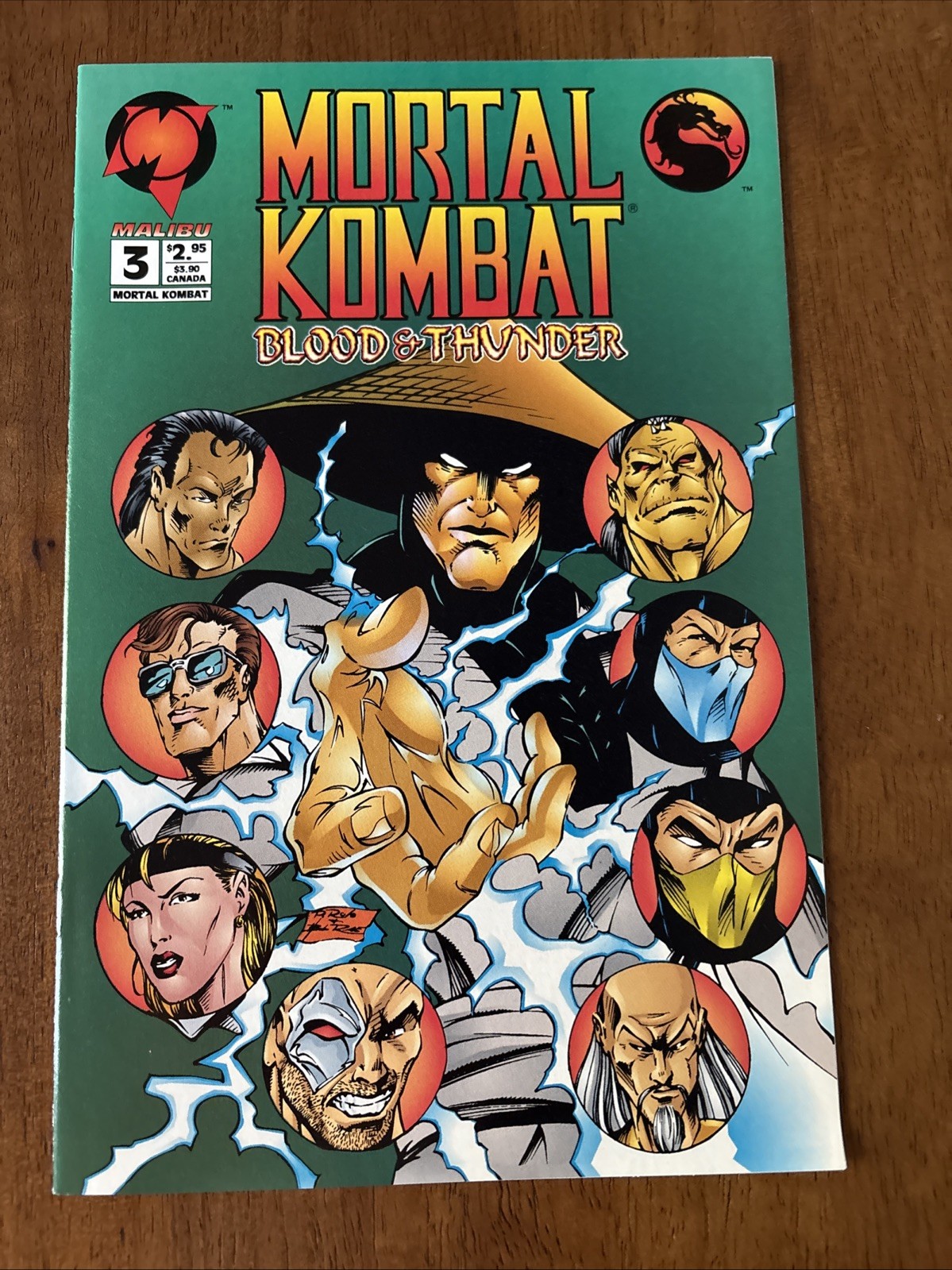 Mortal Kombat: Blood and Thunder #3 Malibu Comics (1994)