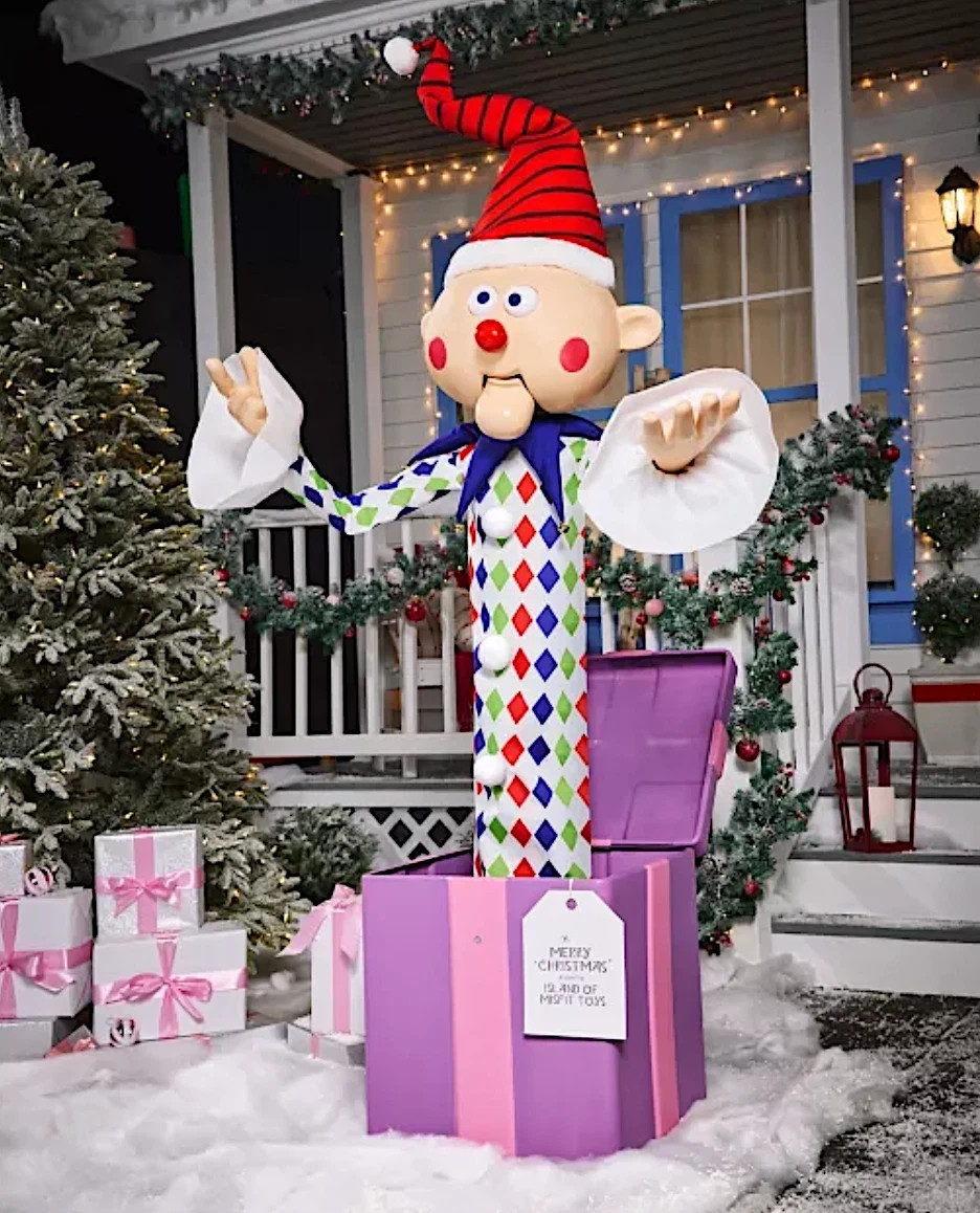 5.3FT ANIMATED CHARLIE IN THE BOX FROM RUDOLPH RED NOSED REINDEER DISPLAY 5.3FT ANIMATED CHARLIE IN THE BOX FROM RUDOLPH RED NOSED REINDEER DISPLAY