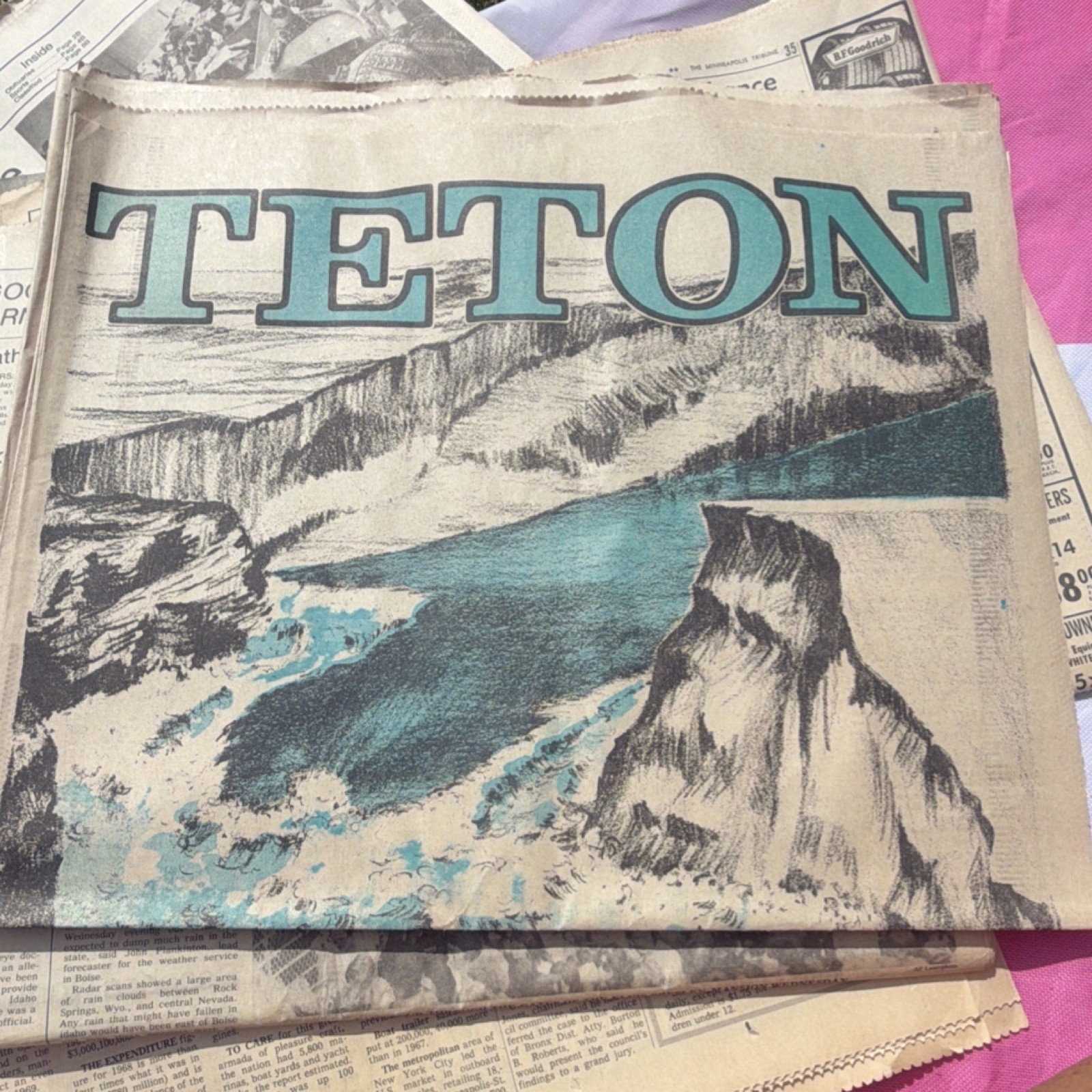 The Idaho Statesman Newspaper June 6 1976 Teton Dam Collapses