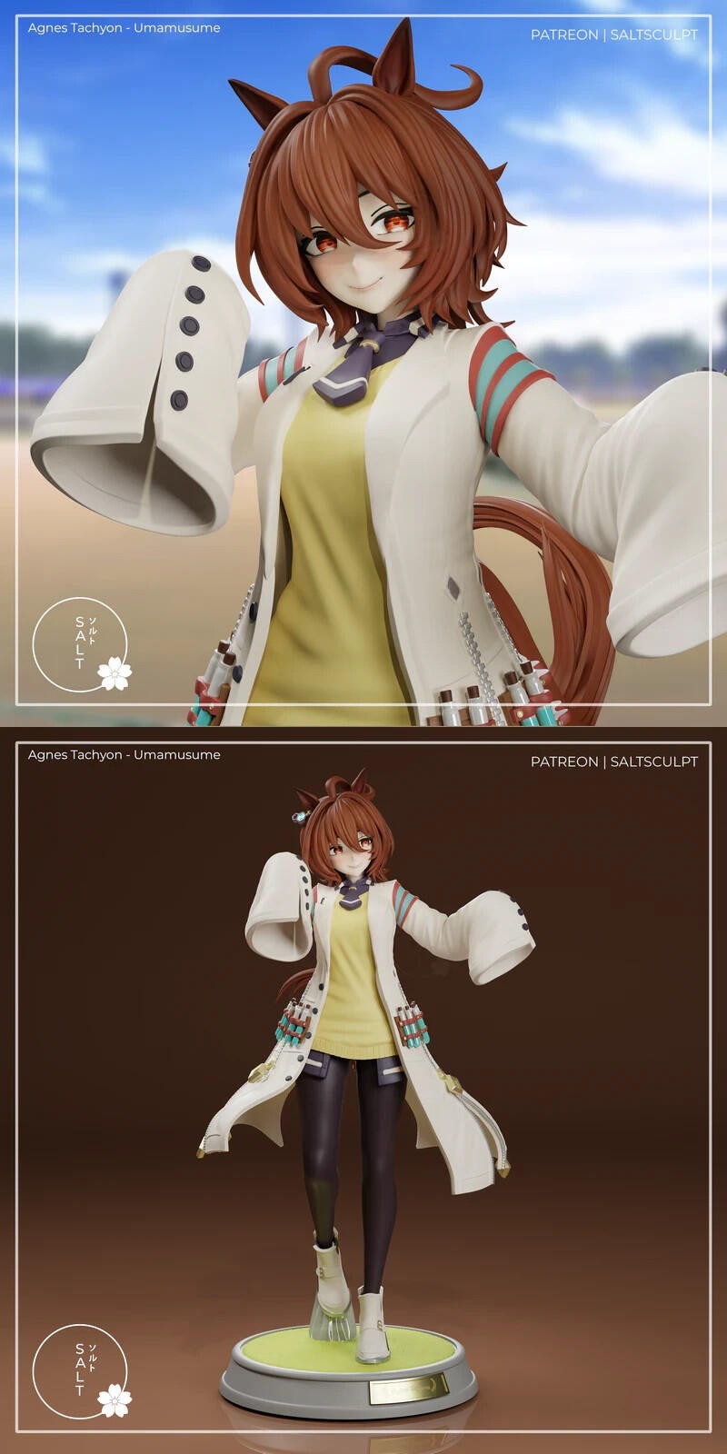 1:8 Agnes Tachyon Umamusume Resin Statue UNPAINTED High Quality Garage Kit