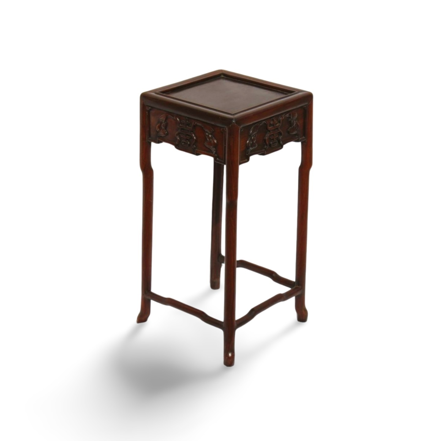An Antique Hardwood Side Table An Antique Hardwood Side Table