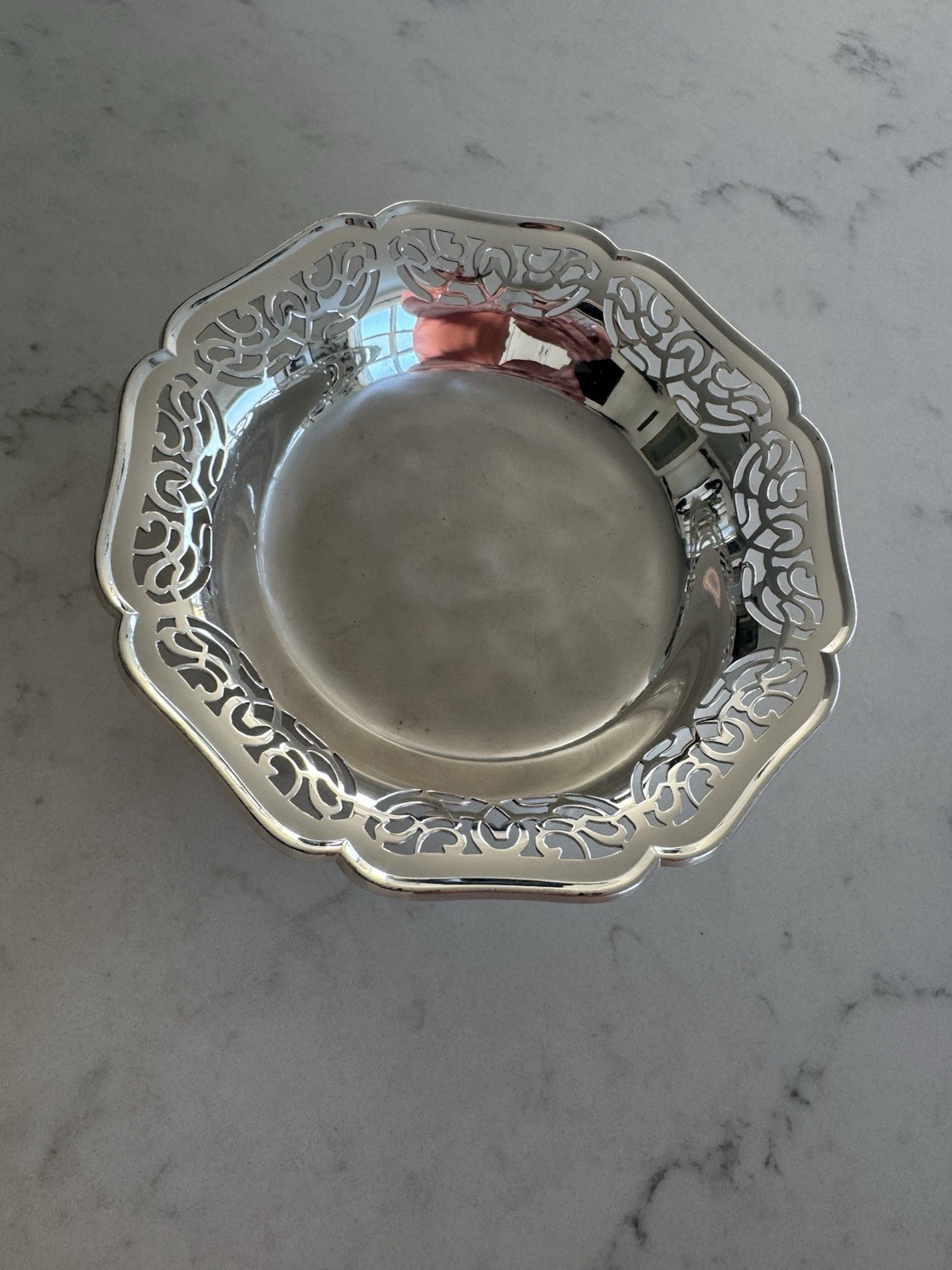 Vintage Ikora Silver-Plated Dish Footed Vintage Ikora Silver-Plated Dish Footed