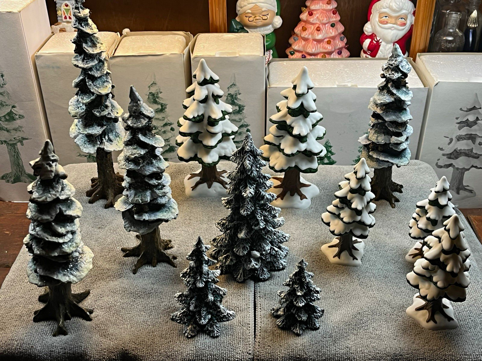 Vintage Dept 56 Ceramic Village Tree Lot 11 Evergreen Pole Pine Forest Christmas Vintage Dept 56 Ceramic Village Tree Lot 11 Evergreen Pole Pine Forest Christmas