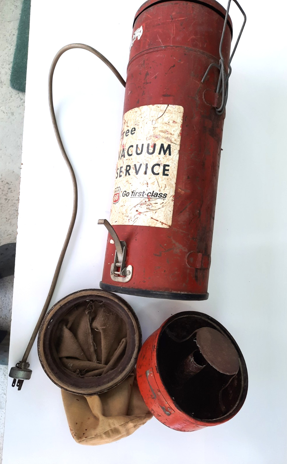 Rare Phillips 66 “Doyle” Hanging Vacuum Gas Service Station Equip. Working, VTG