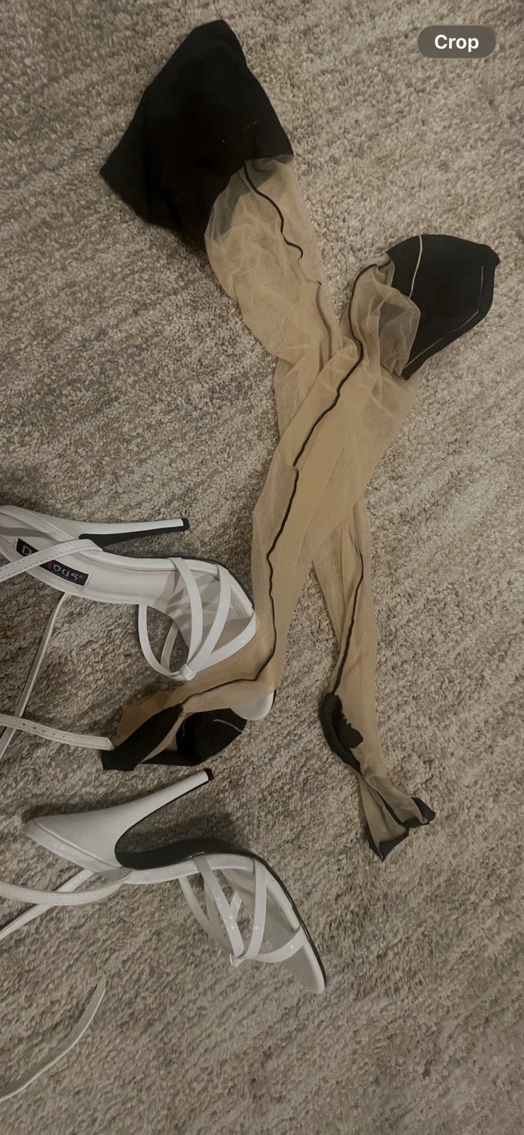 Vintage Pair Of Stocking Back Seemed