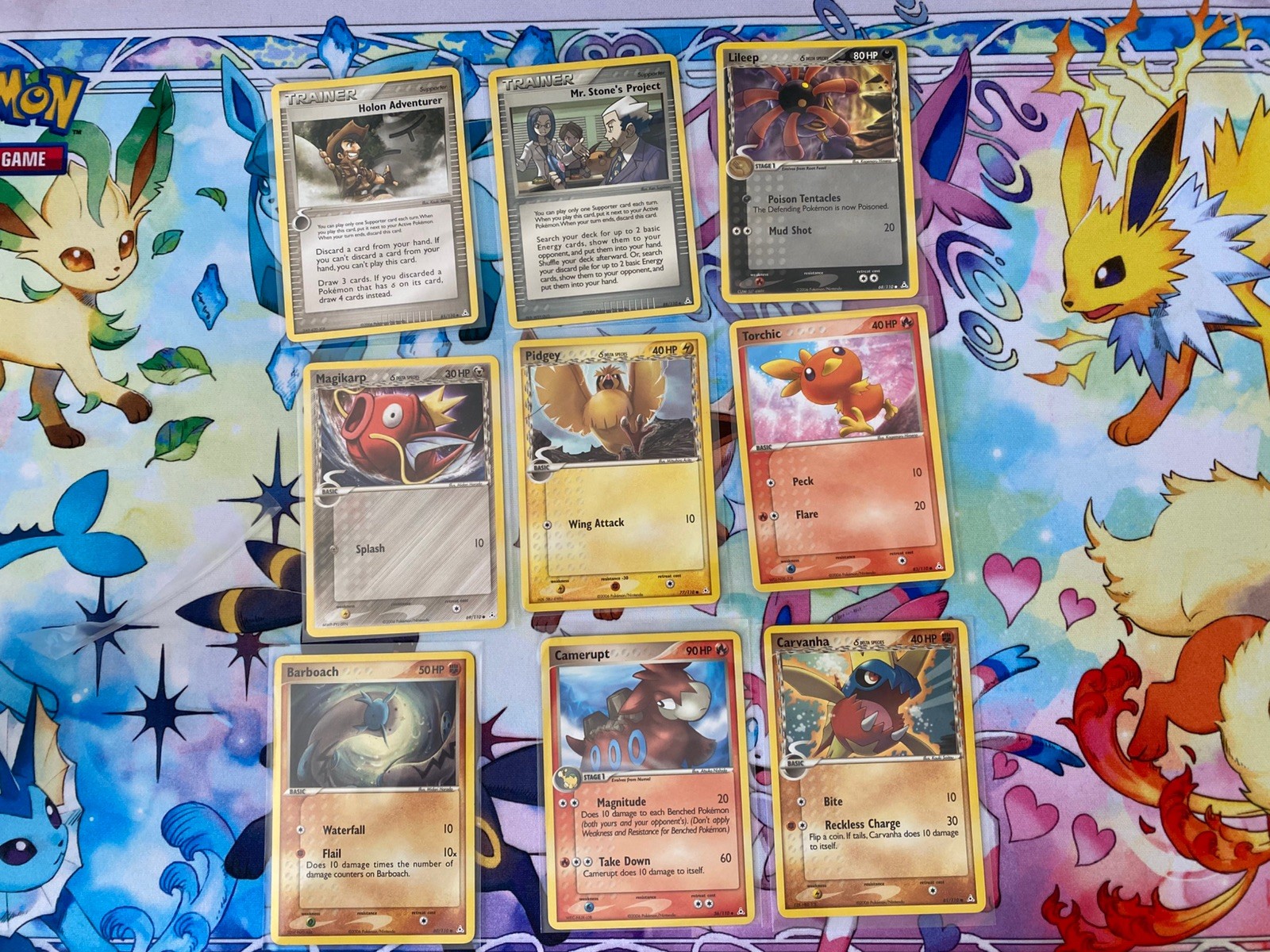 9x Ex Holon Phantoms LP/MP Regular Vintage Mid Era Pokemon Card Bundle
