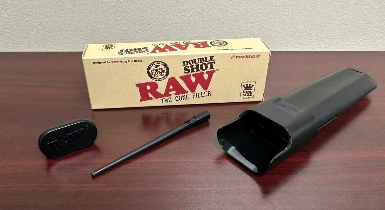 RAW Double Shot Two Cone Filler King Size ~JUST RELEASED RAW Double Shot Two Cone Filler King Size ~JUST RELEASED