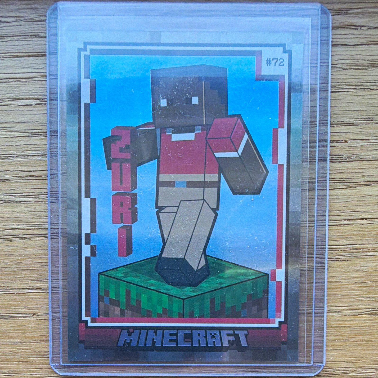 2024 Panini Minecraft Base Set #72 Zuri Serial Numbered 258/475
