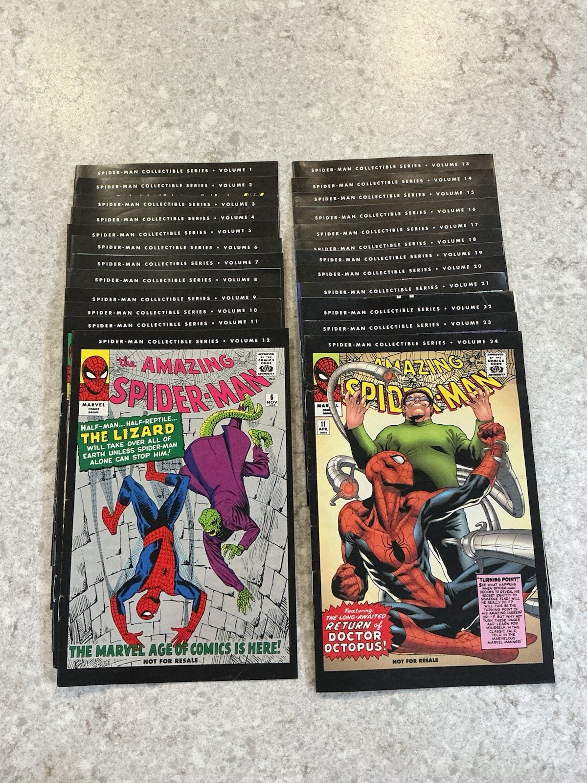 Marvel Comics VTG Amazing Spider-Man Collectible Series Volume 1-24 1983-84 LOT Marvel Comics VTG Amazing Spider-Man Collectible Series Volume 1-24 1983-84 LOT