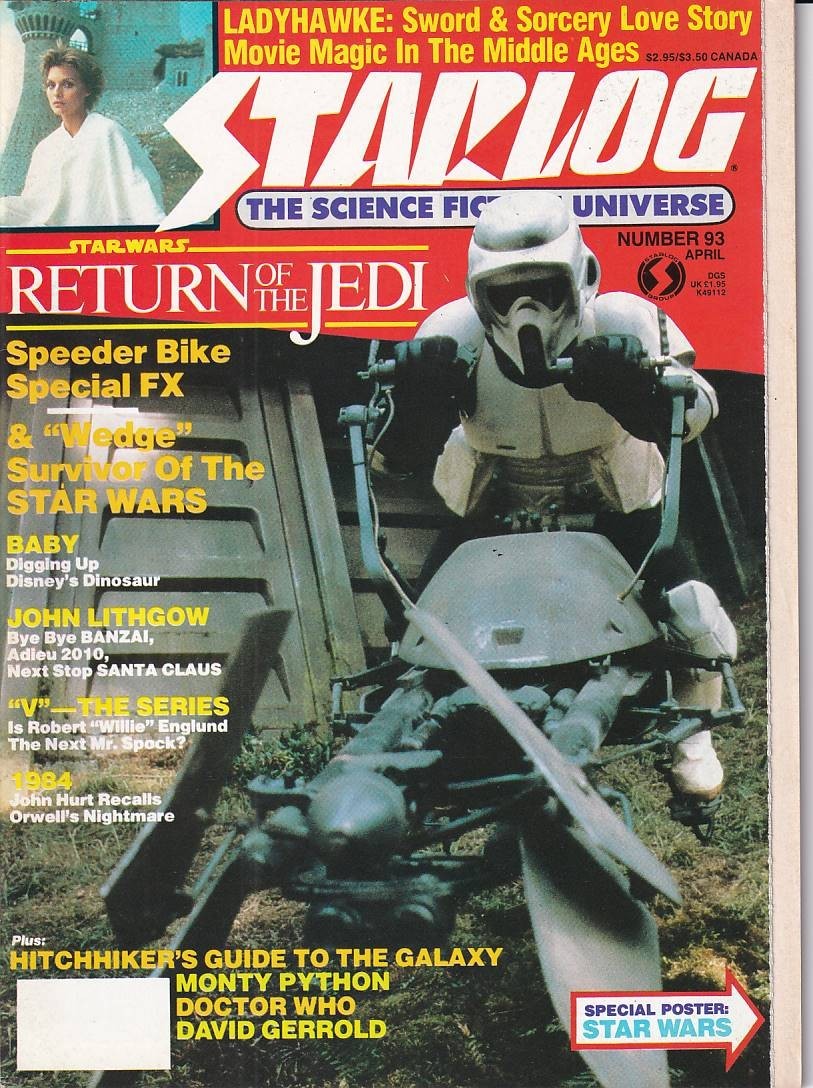42523: STARLOG PRESS STARLOG #93 VF Grade