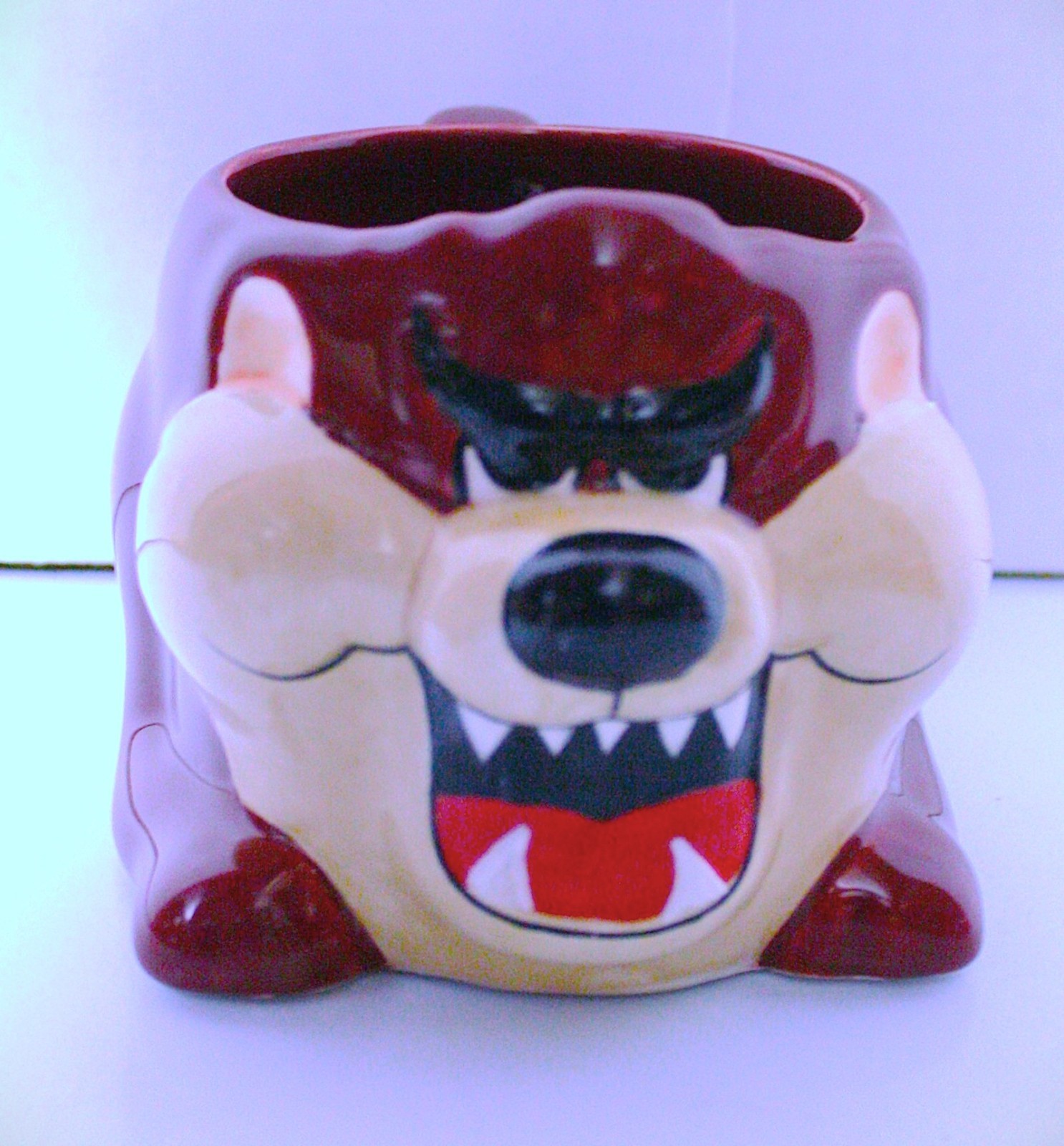Applause Taz Tasmanian Devil Clark Griswold Christmas Vacation Ceramic Mug New