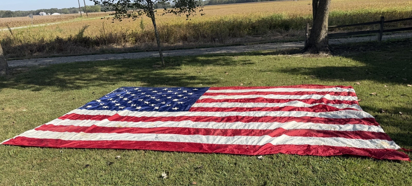 Huge American Flag 17’ X 11’USA Stars Stripes Outdoor Banner Flag Trump (Read)