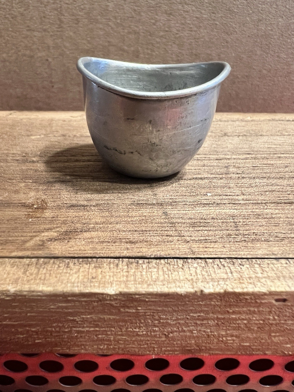 Vintage Antique Lavoptik Aluminum Eye Wash Cup Eye Bath Cup