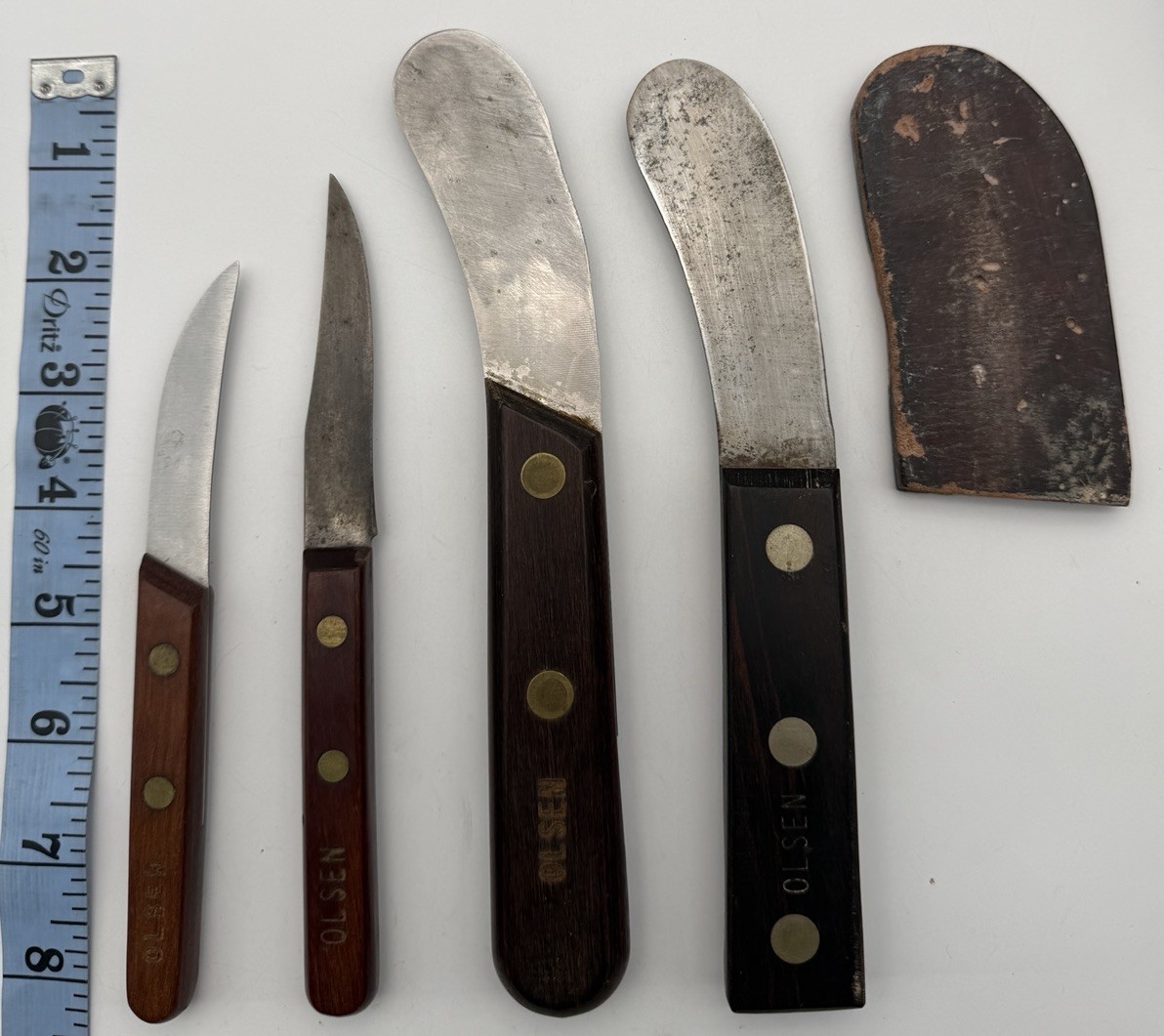 Lot Of 4 Vintage Olsen Knives. High Quality. Lot Of 4 Vintage Olsen Knives. High Quality.