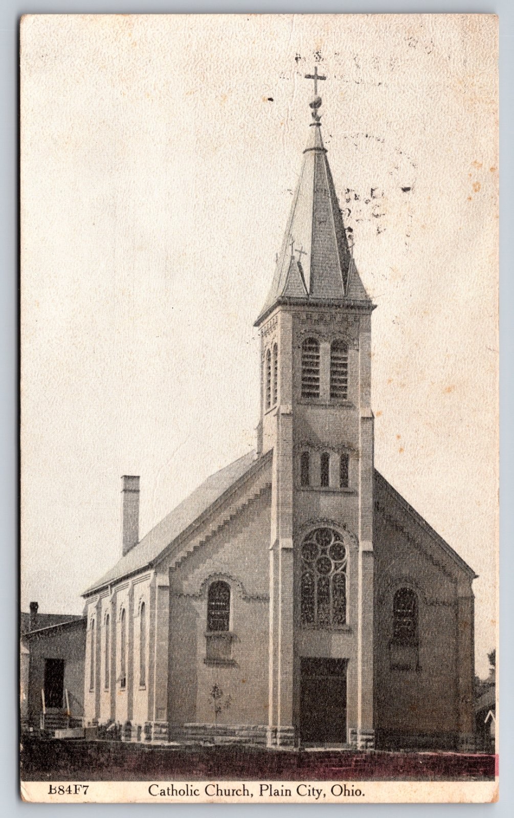 St. Joseph\'s Catholic Church Plain City Ohio Postcard