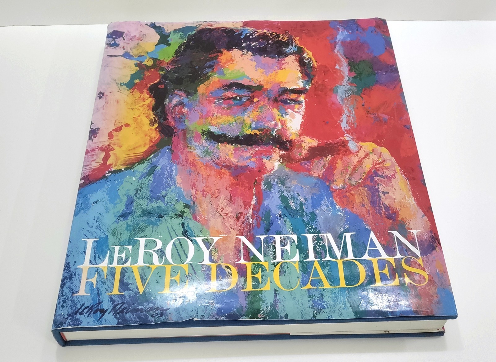 Leroy Neiman Five Decades 2003 Hardcover Signed inscribed to the Howley Boys Leroy Neiman Five Decades 2003 Hardcover Signed inscribed to the Howley Boys