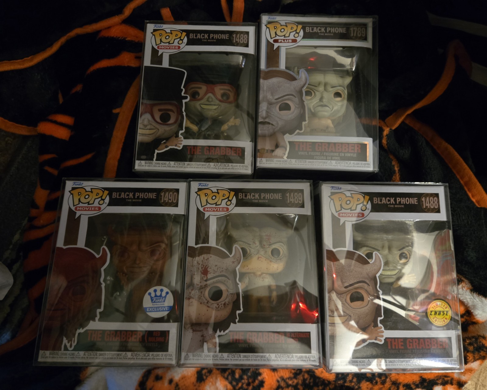 Funko Pop: The Black Phone - The Grabber Lot Of 5 Chase, Exclusive Protected Funko Pop: The Black Phone - The Grabber Lot Of 5 Chase, Exclusive Protected