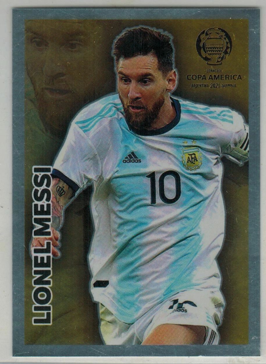 Brazil version 2021 Panini Copa America Preview - Lionel Messi #24 Brazil version 2021 Panini Copa America Preview - Lionel Messi #24